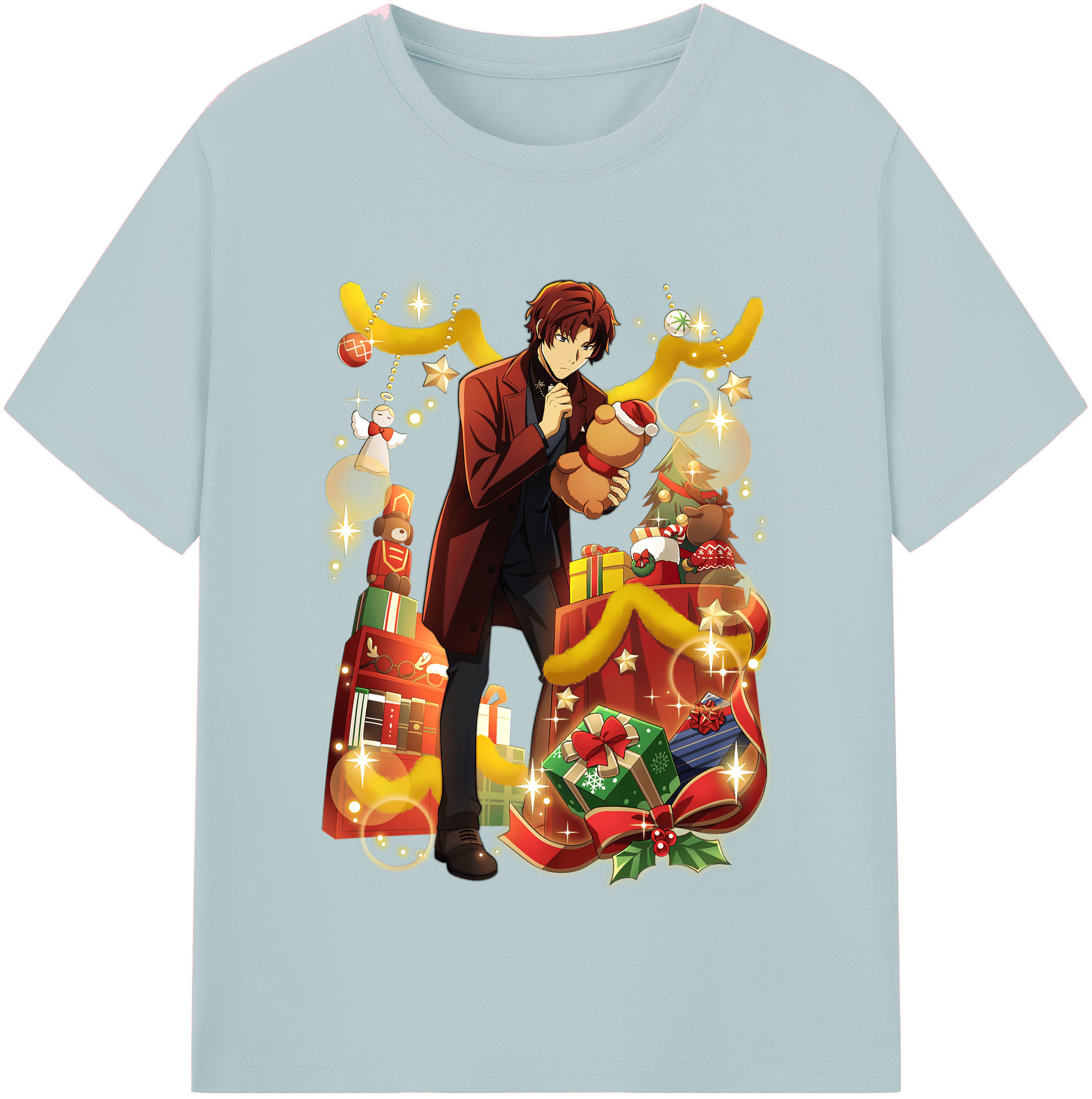 文豪ストレイドッグス Bungo Stray Dogs 綿100％半袖Tシャツ（フロントプリント）